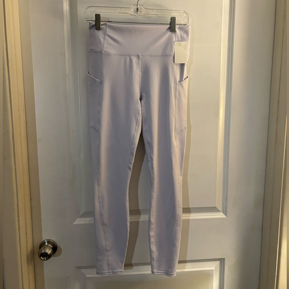 Light Purple PureLuxe by Fabletics High-Waisted Leggings Sz Med